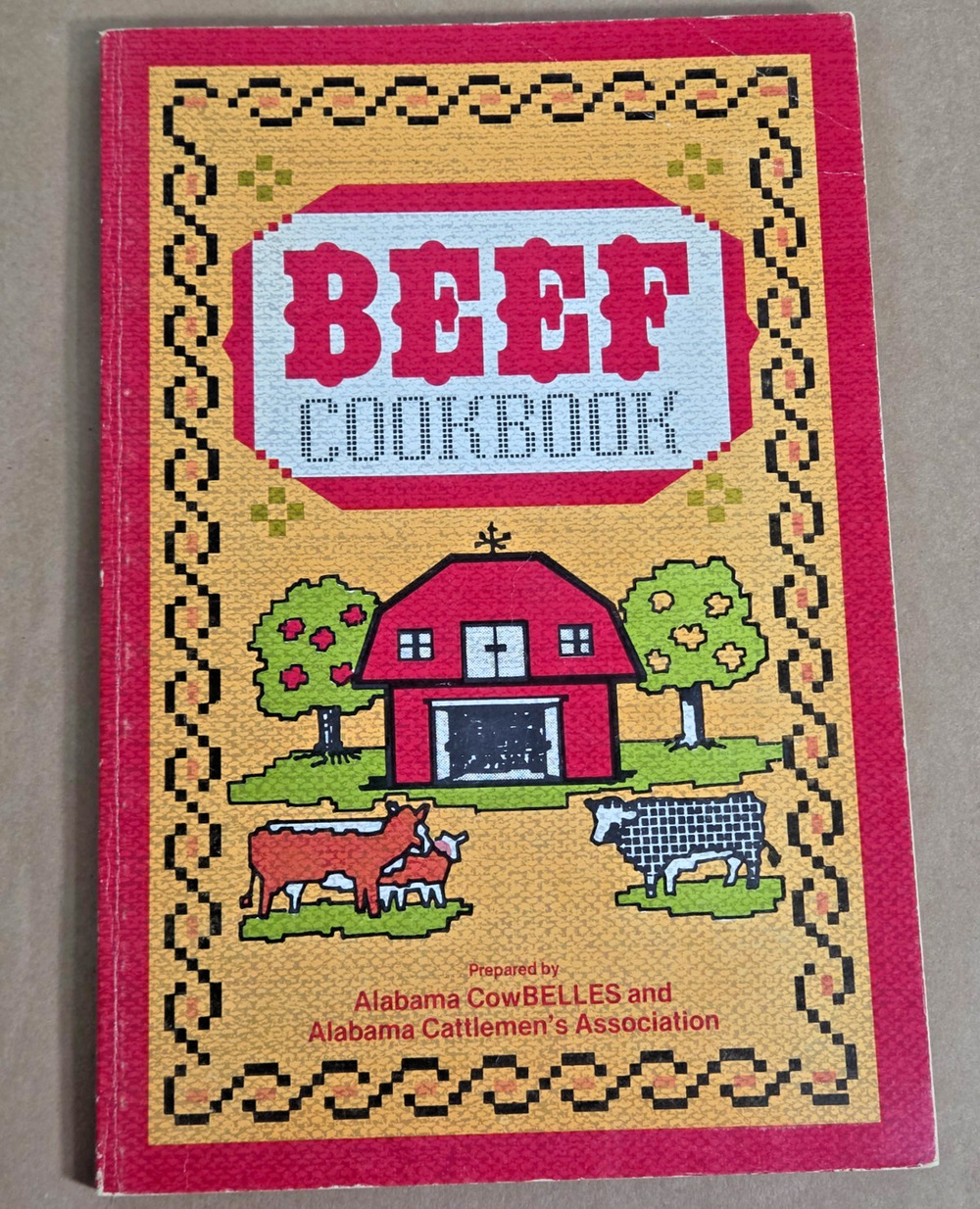 1977 Alabama CowBelles BEEF COOKBOOK 5th Edition Vintage Southern Recipes